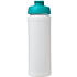 Baseline® Plus grip 750 ml läppäkantinen urheilujuomapullo, valkoinen, vesi-vihreä lisäkuva 2