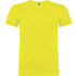 Beagle miesten lyhythihainen t-paita, keltainen liikelahja logopainatuksella