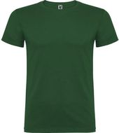Beagle miesten lyhythihainen t-paita, pullo-vihreä liikelahja logopainatuksella