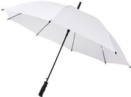 Bella-sateenvarjo, 23 tuumaa, automaattinen, tuulenkestävä, valkoinen liikelahja logopainatuksella