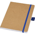 Berk A5-muistikirja kierrätyspaperista, sininen liikelahja logopainatuksella