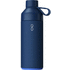 Big Ocean Bottle 1 000 ml:n tyhjiöeristetty vesipullo, sininen-valtameri liikelahja logopainatuksella
