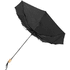 Birgit 21'' taitettava ja tuulenpitävä sateenvarjo, kierrätettyä PET-muovia, musta lisäkuva 3