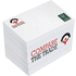 Block Mate-muistiokuutio, 2A, 120x80, valkoinen liikelahja logopainatuksella