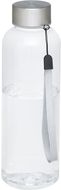 Bodhi 500 ml:n vesipullo, RPET, läpikuultava-valkoinen liikelahja logopainatuksella