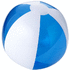Bondi-rantapallo, kaksivärinen, valkoinen, läpikuultava-sininen liikelahja logopainatuksella