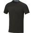 Borax miesten lyhythihainen, kierrätysmateriaaleista valmistettu GRS cool fit t-paita, musta liikelahja logopainatuksella