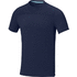 Borax miesten lyhythihainen, kierrätysmateriaaleista valmistettu GRS cool fit t-paita, tummansininen liikelahja logopainatuksella