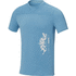 Borax miesten lyhythihainen, kierrätysmateriaaleista valmistettu GRS cool fit t-paita, sininen lisäkuva 1