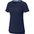 Borax naisten lyhythihainen, kierrätysmateriaalista valmistettu GRS cool fit t-paita, tummansininen liikelahja logopainatuksella