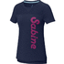 Borax naisten lyhythihainen, kierrätysmateriaalista valmistettu GRS cool fit t-paita, tummansininen lisäkuva 1