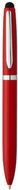 Brayden-kosketusnäyttökynä/-kuulakärkikynä, punainen liikelahja logopainatuksella