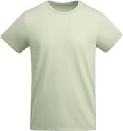 Breda lasten lyhythihainen t-paita, vaaleanvihreä liikelahja logopainatuksella