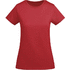 Breda naisten lyhythihainen t-paita, punainen liikelahja logopainatuksella