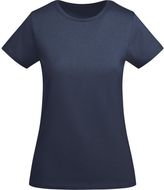 Breda naisten lyhythihainen t-paita, tummansininen liikelahja logopainatuksella
