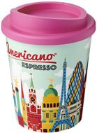 Brite-Americano® Espresso 250 ml eristetty muki, purppura liikelahja logopainatuksella