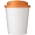 Brite-Americano® Espresso 250 ml muki, läikyttämätön kansi, valkoinen, oranssi lisäkuva 2