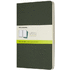 Cahier Journal-muistivihko, L-koko - tavallinen, vihreä-kuusi liikelahja logopainatuksella