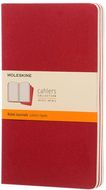 Cahier Journal-muistivihko, L-koko - viiva, punainen liikelahja logopainatuksella