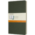 Cahier Journal-muistivihko, L-koko - viiva, vihreä-kuusi liikelahja logopainatuksella