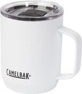 CamelBak® Horizon 350 ml:n tyhjiöeristetty retkimuki, valkoinen liikelahja logopainatuksella