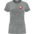 Capri naisten lyhythihainen t-paita, harmaa-kanerva lisäkuva 1