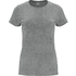 Capri naisten lyhythihainen t-paita, harmaa-kanerva liikelahja logopainatuksella