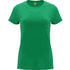 Capri naisten lyhythihainen t-paita, kelly-green liikelahja logopainatuksella