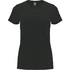 Capri naisten lyhythihainen t-paita, lyijyharmaa liikelahja logopainatuksella