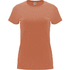 Capri naisten lyhythihainen t-paita, oranssi-kreikkalainen liikelahja logopainatuksella