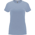 Capri naisten lyhythihainen t-paita, puhdas-sininen liikelahja logopainatuksella
