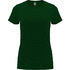Capri naisten lyhythihainen t-paita, pullo-vihreä liikelahja logopainatuksella
