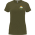 Capri naisten lyhythihainen t-paita, sotilaallinen-vihreä lisäkuva 1