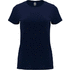 Capri naisten lyhythihainen t-paita, tummansininen liikelahja logopainatuksella
