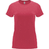 Capri naisten lyhythihainen t-paita, vaaleanpunainen liikelahja logopainatuksella