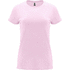 Capri naisten lyhythihainen t-paita, vaaleanpunainen liikelahja logopainatuksella