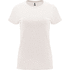 Capri naisten lyhythihainen t-paita, valkoinen liikelahja logopainatuksella