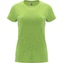 Capri naisten lyhythihainen t-paita, vihreä-keidas liikelahja logopainatuksella