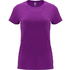 Capri naisten lyhythihainen t-paita, violetti liikelahja logopainatuksella