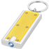 Castor-LED-valo, keltainen, hopea liikelahja logopainatuksella