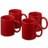 Ceramic-muki, 4 kappaleen lahjapakkaus, punainen lisäkuva 4
