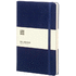 Classic L -muistikirja, kovakantinen - viiva, syvän-sininen liikelahja logopainatuksella