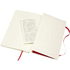 Classic L -muistikirja, pehmeäkantinen - ruutu, kirkkaan-punainen lisäkuva 3