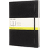 Classic XL -muistikirja, kovakantinen - tavallinen, musta liikelahja logopainatuksella