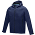 Coltan-softshell-takki miehille, GRS-kierrätetty, tummansininen liikelahja logopainatuksella