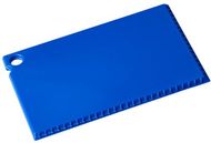 Coro-jääkaavin, luottokortin kokoinen, sininen liikelahja logopainatuksella