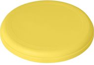 Crest kierrätetty frisbee, keltainen liikelahja logopainatuksella