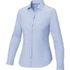 Cuprite naisten pitkähihainen GOTS-orgaaninen paita, vaaleansininen liikelahja logopainatuksella