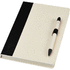 Dairy Dream A5-kokoinen muistivihko ja kuulakärkikynäsetti, musta liikelahja logopainatuksella