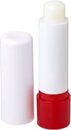 Deale-huulivoidepuikko, valkoinen, punainen liikelahja logopainatuksella